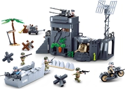 Búnker militar Sluban en las dunas – set de construcción