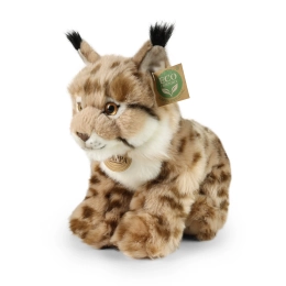 Rappa lince de peluche sentado 27 cm eco-friendly