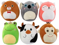 Animalito de peluche redondo de 20 cm: koala, zorrito, osito, ranita, vaquita y monito