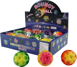 Pelota saltarina arcoíris 7 cm