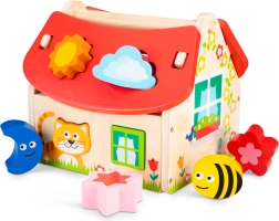 Casita para clasificar formas para niños