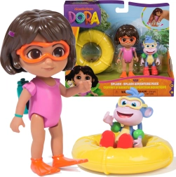 Dora Descubre el Mundo Splash-Splash – figuras de Dora y Botas con accesorios