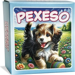 Pexeso Mascotas en caja azul