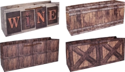 Bolsa de regalo para botella M 15,5 × 37 × 10 cm – para todo el año