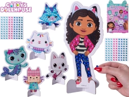 Set creativo de pegado de piedrecitas La casa de muñecas de Gabby - 1 unidad