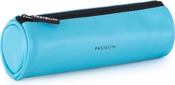 Estuche redondo tipo etui de PU PASTELINI azul