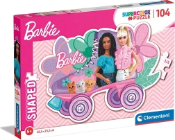 Puzle con forma BARBIE de 104 piezas