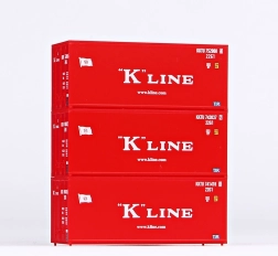 Set de 3 contenedores K-Line de 20 pies