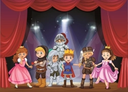 Puzzle de representación teatral de 100 piezas