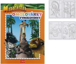 Libro para colorear Madagascar
