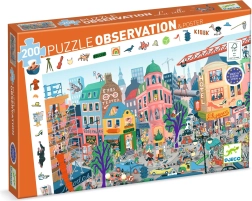 DJECO Puzzle de búsqueda Ciudad - 200 piezas