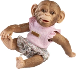 Reborn monito bebé con cuerpo de vinilo completo 32 cm