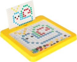 Mosaico magnético Montessori para niños, amarillo 26 × 26 cm