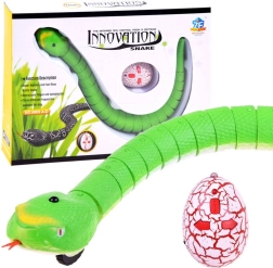 Serpiente teledirigida con control IR para niños – Verde
