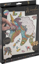 Puzzle de madera Unicornio de 137 piezas