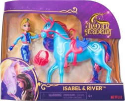 Figura Unicorn Academy Muñeca Isabel y Unicornio River