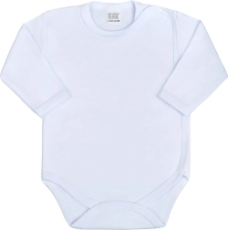 Body infantil de apertura completa con manga larga New Baby Classic blanco 62