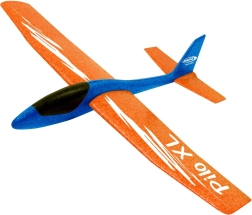 Planeador lanzable de espuma Pilo XL – Naranja-azul