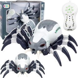 Araña robótica RC con humo, luces y sonidos