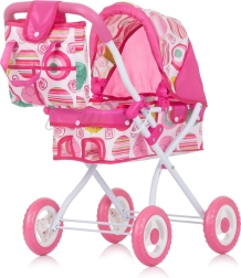 Cochecito profundo para muñecas Chipolino Emily, multicolor