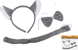 Conjunto de carnaval lobo para niños