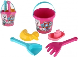 Juego de arena PAW Patrol, 5 piezas, rosa