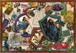 Puzzle Cómo entrenar a tu dragón 1000 piezas