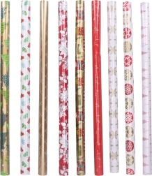 Papel de regalo 0,7x2 m Navidad mix 1