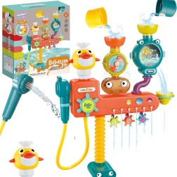 Woopie juguete acuático infantil para bañera, patito con grifo y ducha