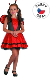 Disfraz de mariquita para carnaval para niñas
