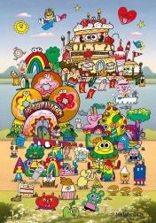 Puzzle HEYE de excursión Jon Burgerman 500 piezas