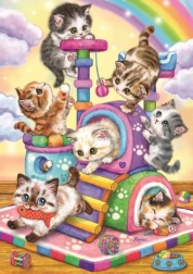 Puzzle Gatitos juguetones de Ravensburger, 35 piezas