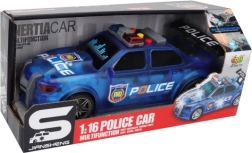 Coche de policía con efectos de luz y sonido