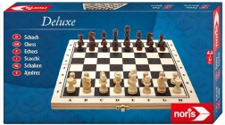 Noris deluxe ajedrez set de madera 29 × 29 cm