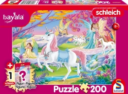 Puzzle bayala: elfos mágicos 200 piezas con figura Schleich