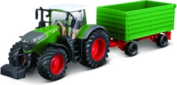 Tractor con remolque Fendt 1050 Bburago Farm 10 cm