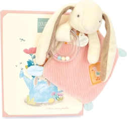 Set de regalo Conejito rosa Ciboulette con sonajero