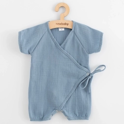 Mono de verano de muselina para bebé New Baby azul 86