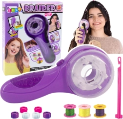 Trenzadora de mechones con accesorios