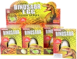 Tallado de huevo de dinosaurio con dinosaurio que brilla en la oscuridad