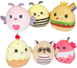 Peluche de animal y comida 21x25cm