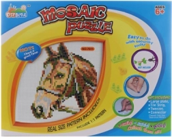 Mosaico con motivo de caballo – set creativo para niños