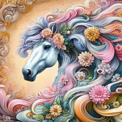 Rompecabezas Caballo Soñado 1000 Piezas Cherry Pazzi