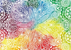 Puzzle YAZZ mandala floral 1000 piezas