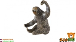 Figura de perezoso de tres dedos de plástico