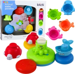 Juguete de baño interactivo con fuente para niños