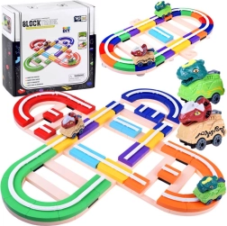 Set de pista con dinosaurios, 143 piezas