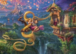 Puzzle Disney Rapunzel y Flynn, 1000 piezas