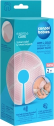 Compresa de gel para el pecho hot & cold 2 uds canpol babies