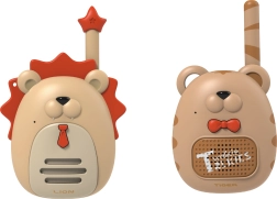 Walkie-talkies safari con linterna 12 cm, alcance 300 m